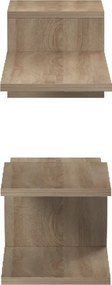 Ραφιέρα τοίχου Galler pakoworld sonoma 79x19.5x18εκ