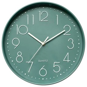 Ρολόι Τοίχου ArteLibre Πράσινο Πλαστικό Φ30.5x4.3cm