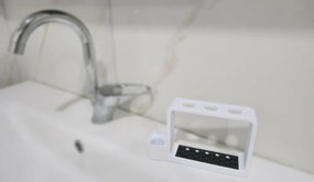 Stewehome Σετ 3 τεμαχίων πλαστική βάση για οδοντόβουρτσες και οδοντόκρεμες Λευκό