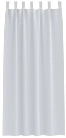 vidaXL Κουρτίνες με κουρτίνες 2 pcs Ανοιχτό Γκρι Πολυεστέρας