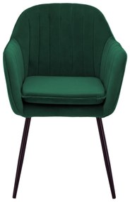 Καρέκλα SAWYER Βελούδο Κυπαρισσί 53x60x76Υ εκ. 2αδα 53x60x76 εκ.