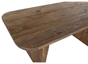 Τραπεζαρία DKD Home Decor Φυσικό Ανακυκλωμένο ξύλο Τζίντζερ (180 x 90 x 77 cm)