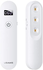 USAMS UV Αποστειρωτής ultra mini US-ZB159,με οθόνη &amp; μπαταρία, λευκός