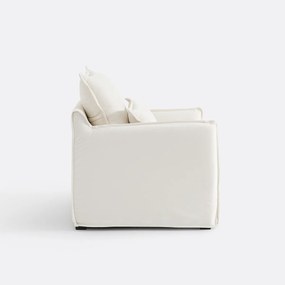 Πολυθρόνα με μελανζέ ταπετσαρία από πολυέστερ, Odna