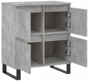 vidaXL Ντουλάπι Γκρι Σκυροδέματος 60x35x70 εκ. Επεξεργασμένο Ξύλο