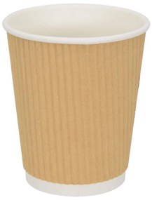 vidaXL Χάρτινα ποτήρια καφέ 500 τεμάχια 8oz 200ml καφέ