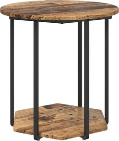 vidaXL Σετ βοηθητικά τραπεζάκια 2 τμχ. Καφέ 50 x 50 x 50,5 cm
