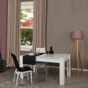 Extendable Dining Table Bois - Shiny White White