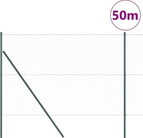 vidaXL Στύλος Περιφράξεων Γκρι 50 x 1,6 m (25 mm δίχτυ)