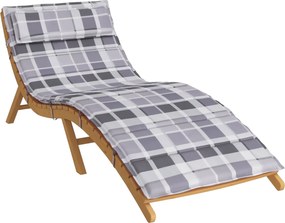 vidaXL Μαξιλάρι Ξαπλώστρας Ήλιου Ύφασμα Όξφορντ Πολύχρωμο