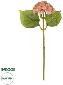 Artificial Garden SALMON SEDUM BRANCH 21337 Τεχνητό Διακοσμητικό Κλαδί Ροζ Σέδο Y38cm Globostar-21337-Ροζ 21337