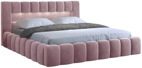 Επενδυμένο κρεβάτι Mercy-Roz-140 x 200 - 162.00Χ232.00Χ90.00cm