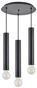 Φωτιστικό Οροφής  SE21-BL-5-3BL ADEPT TUBE BLACK Black Pendant+ - 51W - 100W - 77-8672