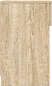 vidaXL Κομοδίνο με συρτάρι Sonoma Δρυς 20x36x60 εκ.