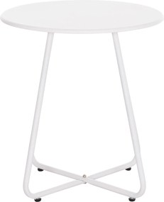 ΒΟΗΘΗΤΙΚΟ ΤΡΑΠΕΖΑΚΙ ΜΕΤΑΛΛΙΚΟ ΣΤΡΟΓΓΥΛΟ SAMMON HM6271.02 ΛΕΥΚΟ Φ45x50Υεκ