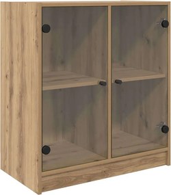 vidaXL Βοηθητικό ντουλάπι Artisan Oak 68 x 37 x 75,5 εκ