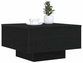vidaXL Τραπεζάκι Σαλονιού Μαύρη δρυς 55 x 55 x 31 cm