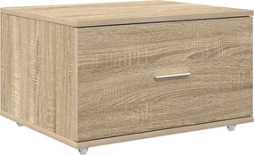 vidaXL Γραφείο Δρύς Sonoma 131,5 x 50 x 106,5 εκ. Επεξεργασμένο ξύλο