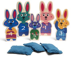 Ξύλινο Παιχνίδι Δραστηριότητας Bs Toys Κουνελάκια Στην Σειρά