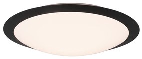 Κλασική Μεταλλική Πλαφονιέρα Οροφής με Ενσωματωμένο LED σε Μαύρο χρώμα 29cm Trio Lighting 680319132