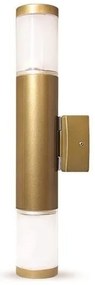 Σποτ Φωτιστικό Τοίχου Αλουμινίου-Plexiglass Up-Down 133 AL LIGHTUP-133.AL.B-Μπρονζέ 133.AL.B