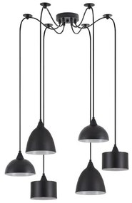 Κρεμαστό Φωτιστικό Οροφής Μαύρο ADEPT FLEX 77-8958 Homelighting-77-8958-Μαύρο 77-8958