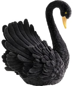 Διακοσμητικό Επιτραπέζιο Black Swan Μαύρο 24x17x28 εκ. - Μαύρο