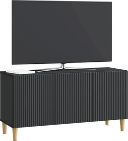 vidaXL Ντουλάπι TV 99 x 34,5 x 50 εκ. Μαύρο Επεξεργασμένο Ξύλο