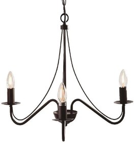 Φωτιστικό Οροφής Κρεμαστό DLA0013 3ΧΕ14 Palmyra Brown Aca Decor Metal
