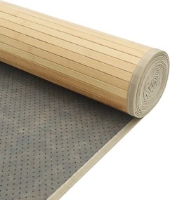vidaXL Χαλί Ορθογώνιο Ανοιχτό Φυσικό 60 x 400 εκ. Μπαμπού