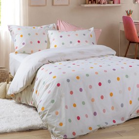 Σεντόνια Μονά (Σετ) Nef-Nef Homeware Junior Dots Ecru