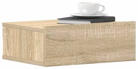 vidaXL Κομοδίνα Κρεμαστά 2 τεμ. Sonoma Δρυς 40x30x15εκ. από Επεξ. Ξύλο