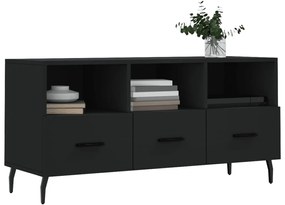 vidaXL Έπιπλο Τηλεόρασης Μαύρο 102 x 36 x 50 εκ. από Επεξεργ. Ξύλο