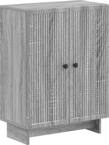vidaXL Ντουλάπι Αποθήκευσης Μπάνιου EDE Γκρι Sonoma 59,5 x 31 x 80 εκ