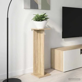 vidaXL Βάση φυτών Sonoma Δρυς 25 x 25,5 x 80,5 εκ. Επεξεργασμένο Ξύλο