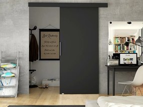 Συρόμενες πόρτες Atlanta 190, 23 kg, Μαύρο, Πλαστικοποιημένη μοριοσανίδα, Αλουμίνιο | Epipla1.gr