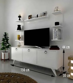 Stewehome Μονάδα Τηλεόρασης Μινιμαλιστικής Κομψότητας 150x30x44 cm