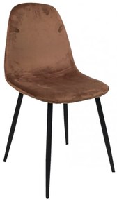 15234 SERANO καρέκλα μεταλλική Σε πολλούς χρωματισμούς 43x56x86,5cm Μέταλλο - Ύφασμα
