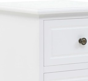 vidaXL Κομοδίνο 35 x 32 x 59 εκ. από MDF και Ξύλο Πεύκου