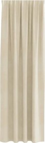 vidaXL Κουρτίνες συσκότισης 2 pcs Κρεμ 140 x 225 cm Βελούδο