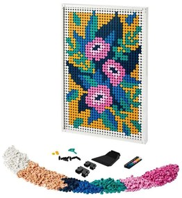 Κατασκευή Πίνακα Με Χάντρες Floral Art 31207 2870τμχ 18 ετών+ Multicolor Lego