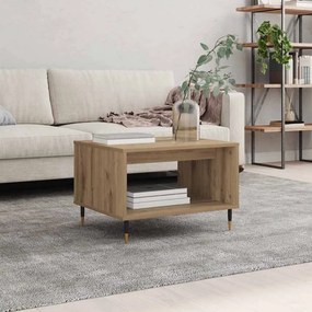 vidaXL Τραπεζάκι σαλονιού artisan δρυς 60 x 50 x 40 εκ