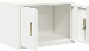 vidaXL Ντουλάπι αποθήκευσης Λευκός 60 x 40 x 40 εκ. Ατσάλι