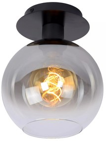 Φωτιστικό Οροφής Lucide 74114-01-30 MARIUS Μαύρο Ματ (Black Mat)|Φυμέ (Smoke)