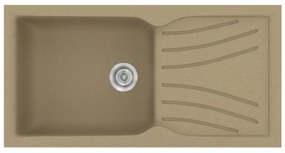 Sanitec Classic 324 Metallic Cream Νεροχύτης 55cm