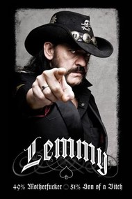Αφίσα Lemmy - 49% mofo, (61 x 91.5 cm)