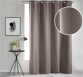Κουρτίνα blackout Occult Douceur d'intérieur - 135x280cm - Καφέ