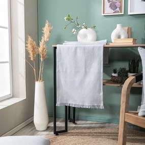 Τραβέρσα Ostia 04 Grey Teoran 45X180 Cotton-Polyester