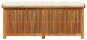 vidaXL Κουτί Μαξιλαριών Εξ. Χώρου 150x50x60,5 εκ. Μασίφ Ξύλο Ελάτης