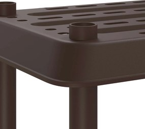 vidaXL Μονάδα Ραφιού 4 επίπεδα 100 x 40 x 136,5 εκ. PP Καφέ
